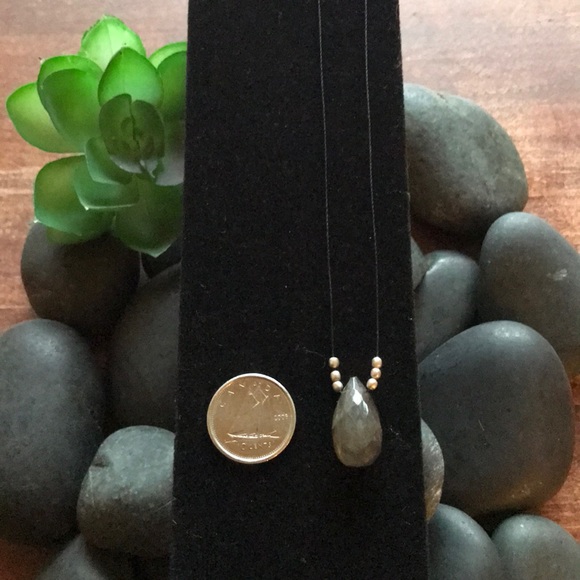 Floating Labradorite Necklace - Picture 3 of 3